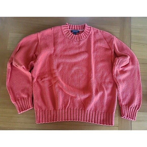 Banana Republic Organic Cotton Orange Sweater Size M - Picture 1 of 10